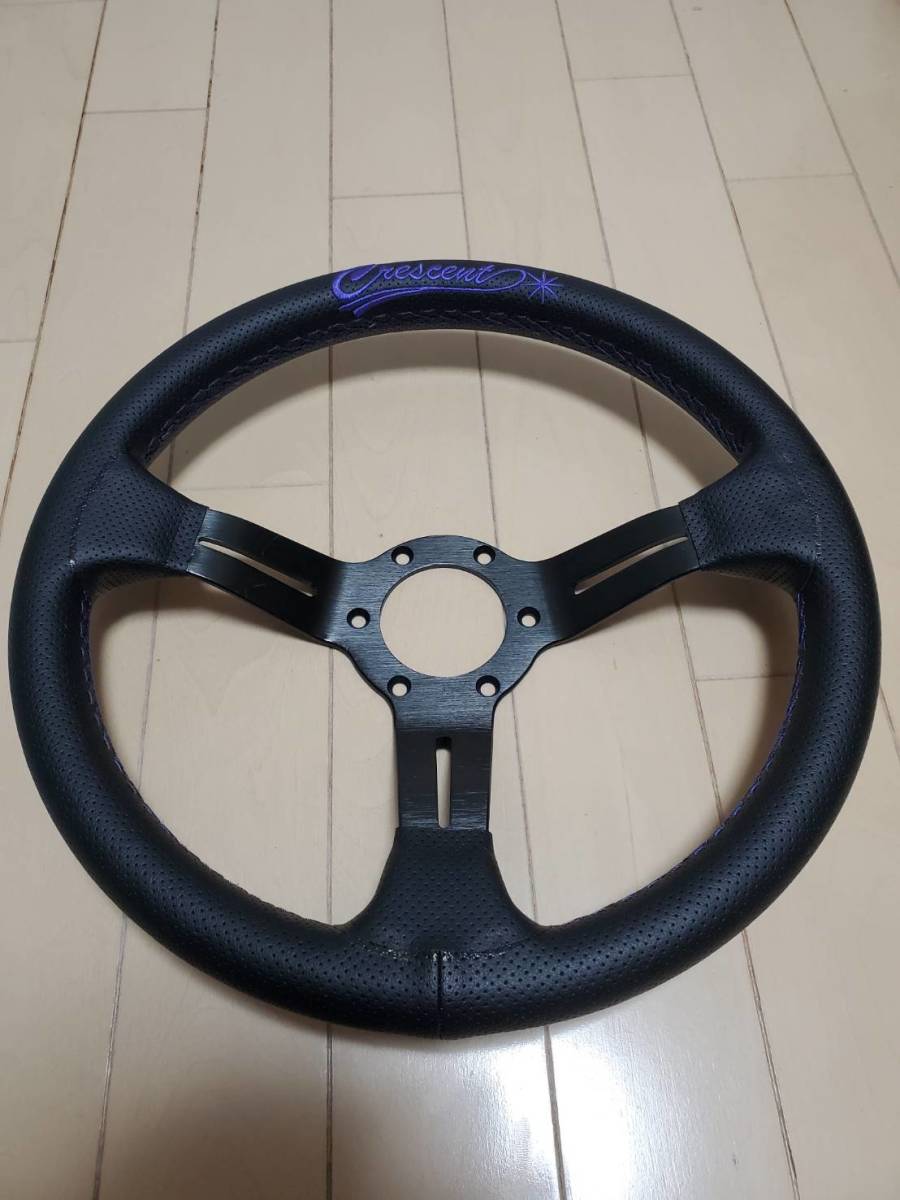 シックスピード ステアリング グリーンステッチ USDM JDM ハンドル