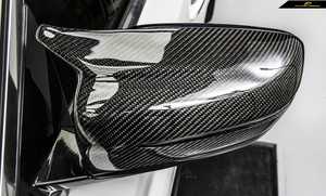 【FUTURE DESIGN】BMW 5シリーズ G30 G31 セダン 右ハンドル専用 ドアミラー用本物Carbon カーボン COVER カバー