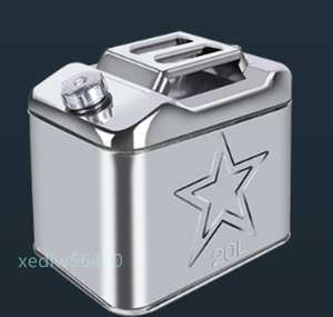  new arrival *[20L] gasoline carrying can stainless steel 20 drum can gasoline gasoline carrying can vertical 