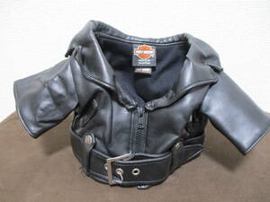  rare ultra rare Vintage Harley Davidson leather jacket Mini leather jacket cat for?
