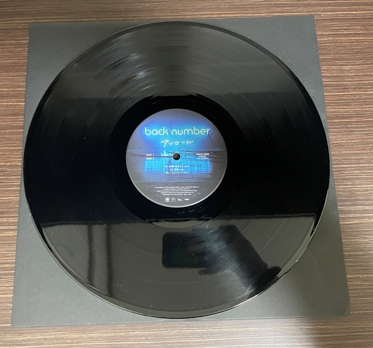back number LP レコード アンコール 希少 完全生産限定盤 欠品商品