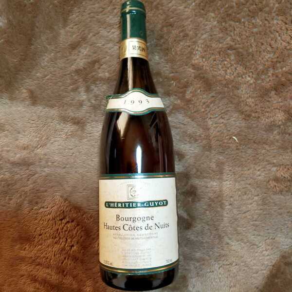 レリティエ、ギュイヨ 1993年、L.heritier-guyot古酒 果実酒 フランス