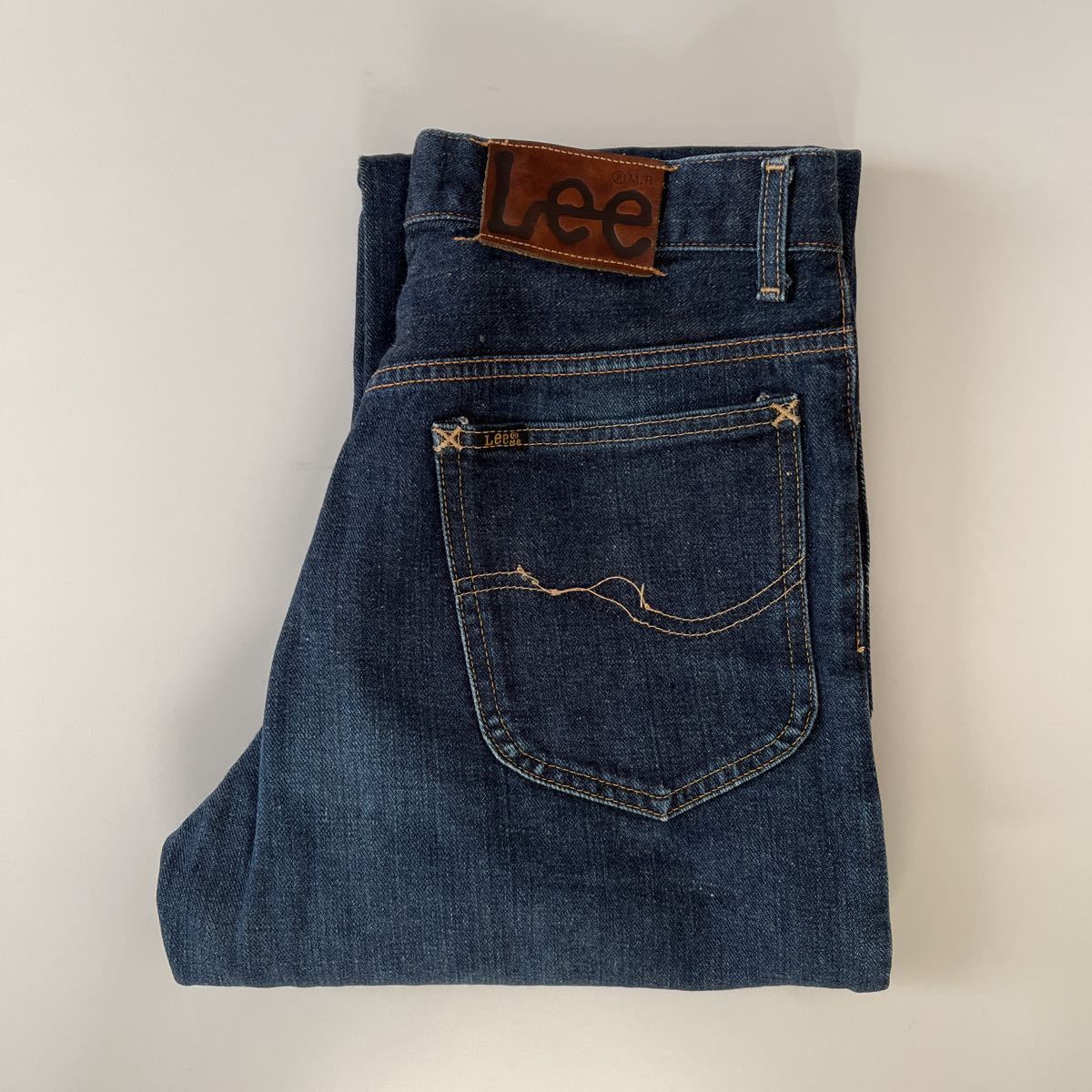 ホットセール レア Lee BIRTH 1979 濃紺ナローストレート L ウェスト約