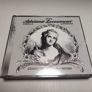 輸入盤/LEGATO/2CD「チレア：アドリアーナ・ルクヴルール」カバリェ/カレーラス/コッソット/マジーニ指揮/Adriana Lecouvreur/Masini