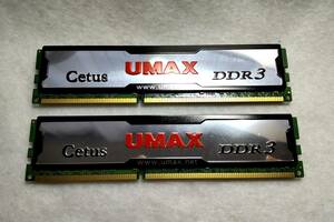 送料無料☆中古☆DDR-3☆PC3-10600☆２G×２＝４G