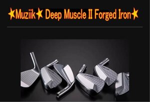 ☆Muziik ムジーク On The Screw オンザスクリュー Deep Muscle II ディープマッスルII Forged IRON アイアン 6-P+カスタムシャフト装着可!