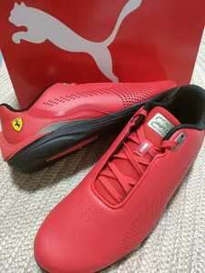 新品 定価13200 PUMA フェラーリ スニーカー 26cm ドリフトキャット Decima レッド 赤 エンブレム プーマ FERRARI コラボ 公式