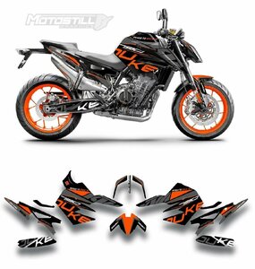 グラフィック デカール ステッカー 車体用 / KTM DUKE デューク 790 / DUKE デューク 890 / 05042003