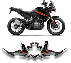 グラフィック デカール ステッカー 車体用 / KTM 250 アドベンチャー / KTM 390 アドベンチャー / 050904