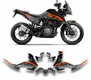 グラフィック デカール ステッカー 車体用 / KTM 250 アドベンチャー / KTM 390 アドベンチャー / 050903