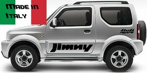 グラフィック デカール ステッカ ー 車体用 / スズキ ジムニー 1998-2018年 JB23 / サイド ドア 4x4 Jimny ブラック ロゴ