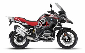 カスタム グラフィック デカール ステッカー 車体用 / BMW R1200GS ADV アドベンチャー ( 2014 - 2020 ) / Black Grey Red