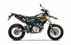 カスタム グラフィック デカール ステッカー 車体用 / YAMAHA ヤマハ WR155R / Multi Color