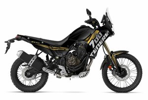 カスタム グラフィック デカール ステッカー 車体用 / YAMAHA ヤマハ T7 Tenere 700 テネレ 700 2019- / Black Gold