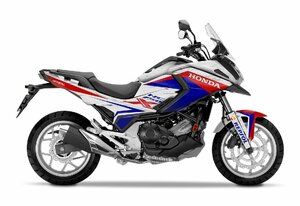 カスタム グラフィック デカール ステッカー 車体用 / ホンダ HONDA NC750X ( 2016 - 2020 ) / Blue Red White