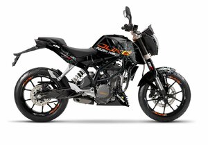 グラフィック デカール ステッカー 車体用 / KTM DUKE デューク 125 200 250 390 / 2011 - 2019 年式 / 00215