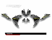 グラフィック デカール ステッカー 車体用 / YAMAHA ヤマハ YZF-R25 / YZF-R3 / 2014 - 2018 / 01018_画像3