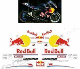 グラフィック デカール ステッカー 車体用 / スズキ GSX-R1000 750 600 / レッドブル ラグナセカ MotoGP