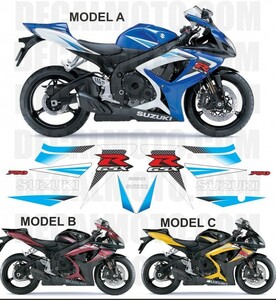 グラフィック デカール ステッカ ー 車体用 / スズキ GSX-R 750 GSXR 750 ( K6 / K7 ) 2006-2007 / 2006 K6