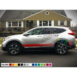 グラフィック デカール ステッカー 車体用 / ホンダ CR-V CRV RW1 / RW2 /RT5 / RT6 型 2016年-/ サイド ストライプ1