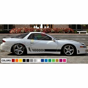 グラフィック デカール ステッカー 車体用 / 三菱 GTO 1990 2001 / サイドドア ストライプキット1