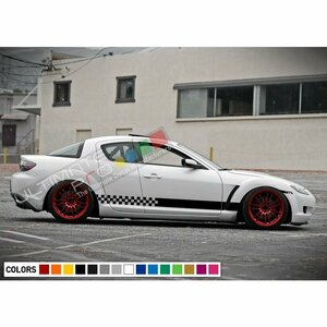 グラフィック デカール ステッカー 車体用 / マツダ RX-8 SE3P / サイド ストライプ1