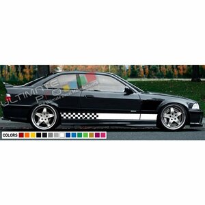 グラフィック デカール ステッカー 車体用 / BMW E36 M3 1995 1998 1999 / サイド ストライプキット1