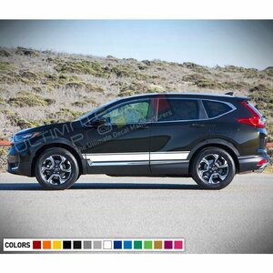 グラフィック デカール ステッカー 車体用 / ホンダ CR-V CRV RW1 / RW2 /RT5 / RT6 型 2016年-/ サイド ストライプ2