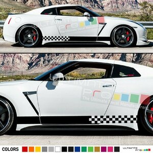 グラフィック デカール ステッカー 車体用 / 日産 GTR GT-R R35 / サイド ストライプ2