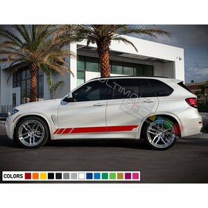 グラフィック デカール ステッカー 車体用 / BMW X5 2010- / サイド ストライプ1