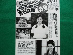 切り抜き★山口智子★沢口靖子★広末涼子★安田成美★菊池桃子★スケバン刑事★南野陽子★夢千代日記★吉永小百合★今井美樹★中山美穂