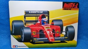 ミニF フェラーリ642 下敷き☆新品未使用品☆絶版品☆タミヤ☆Ferrari642