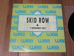 SKID ROW スキッド・ロウ I REMEMBER YOU アイ・リメンバー・ユー スペイン プ〇モオンリー EP PS付き 1.205