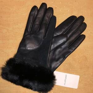 { new goods } Jill Stuart high class leather gloves black 
