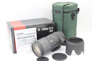 【元箱付き】 シグマ Sigma APO EX 70-200mm F2.8 三脚座付き ミノルタマウント レンズ 6303