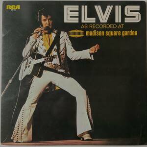 エルビスプレスリー レコード LP ELVIS PRESLEY As Recorded At Madison Square Garden エルヴィス・イン・ニューヨーク W/inner BOOKLET