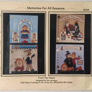 送料無料■ARTBOOK_OUTLET■N1-191★TOLE PAINT トール デザイン 図案★パケット スージャーニガン 大型図案付 SUE JERNIGAN 四季の思い出