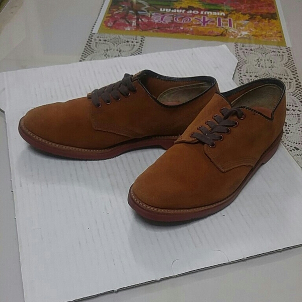yuketen ユケテン スエード プレーントゥ シューズ size 26.5cm