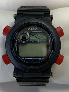 A590 наручные часы CASIO/ Casio G-SHOCK/G амортизаторы FISHERMAN/ Fisherman DW-8600 men * in * черный русалка человек рыба 