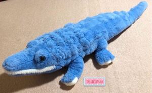 AMAZING OCEAN 超BIGぬいぐるみ 105cm アリゲーター４ 青 ブルー ワニ ぬいぐるみ ワニ 鰐 株式会社リアン アメージングオーシャン