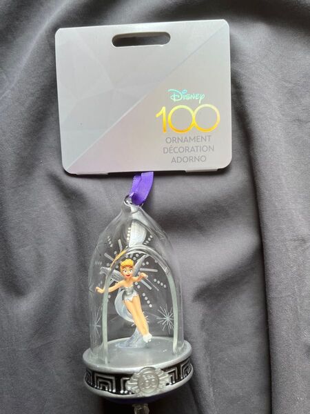 ディズニー ティンカーベル オーナメント 創立100周年プラチナムアイテム