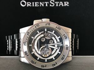 [W_000360]ORIENT Orient retro Future камера модель самозаводящиеся часы механический завод прозрачный задний 