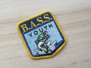 B.A.S.S YOUTH ユース 会員 バスオブジャパン バス釣り メンバー ワッペン/釣り 旧ロゴ ライフジャケット キャップ バッグ カスタム 46