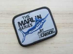 ビンテージ THE MARLIN SERIES BY CANNON カジキ 銃 ワッペン/バス釣り 海釣り ベスト キャップ バッグ 48