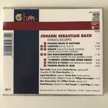 B08499　CD（中古）JOHANN SEBASTIAN BACH_画像2