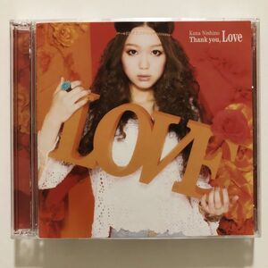 B08614　CD（中古）Thank you, Love(初回生産限定盤)　西野カナ