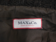 マックスマーラMaxMara■中綿入りナイロンコート■40■ブラウン　ロングコート　レディース　MAX&Co.　※1128234_画像5