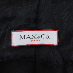 マックスアンドコーMAX&Co.active■中綿入り ジップジャケット■40■ブラック ハーフコート ブルゾン ジャンパー ※1610206の画像5
