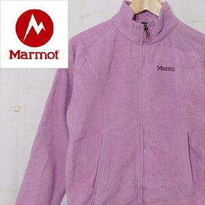  Marmot Marmot# fleece Zip jacket / Descente made #S# pink purple jumper blouson outdoor *2d22209