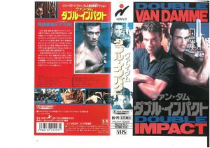  double * impact Japanese title Jean = Claw do* Van * dam VHS